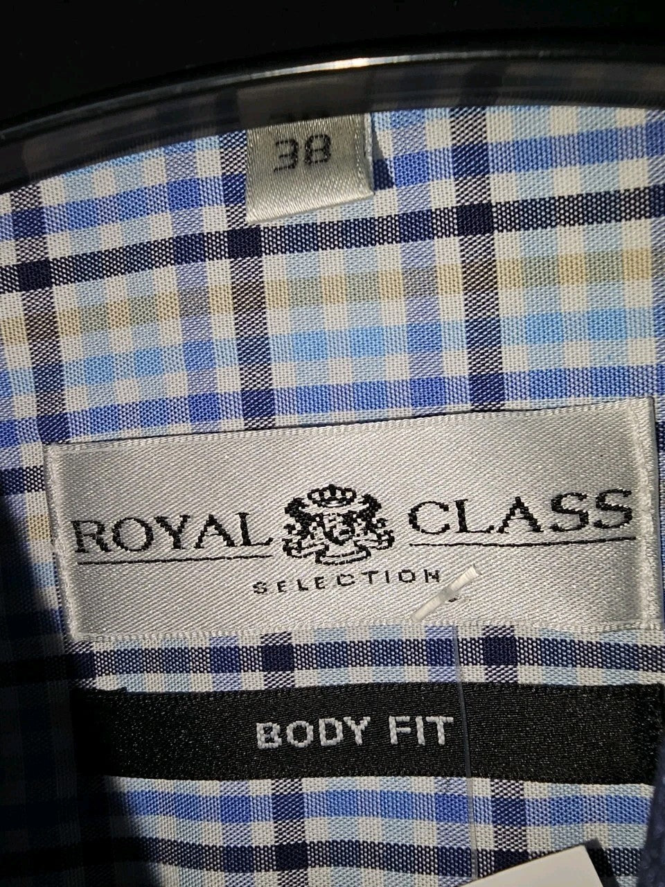 EK8317 Herren Hemd von Royal Class, blau, Gr.381