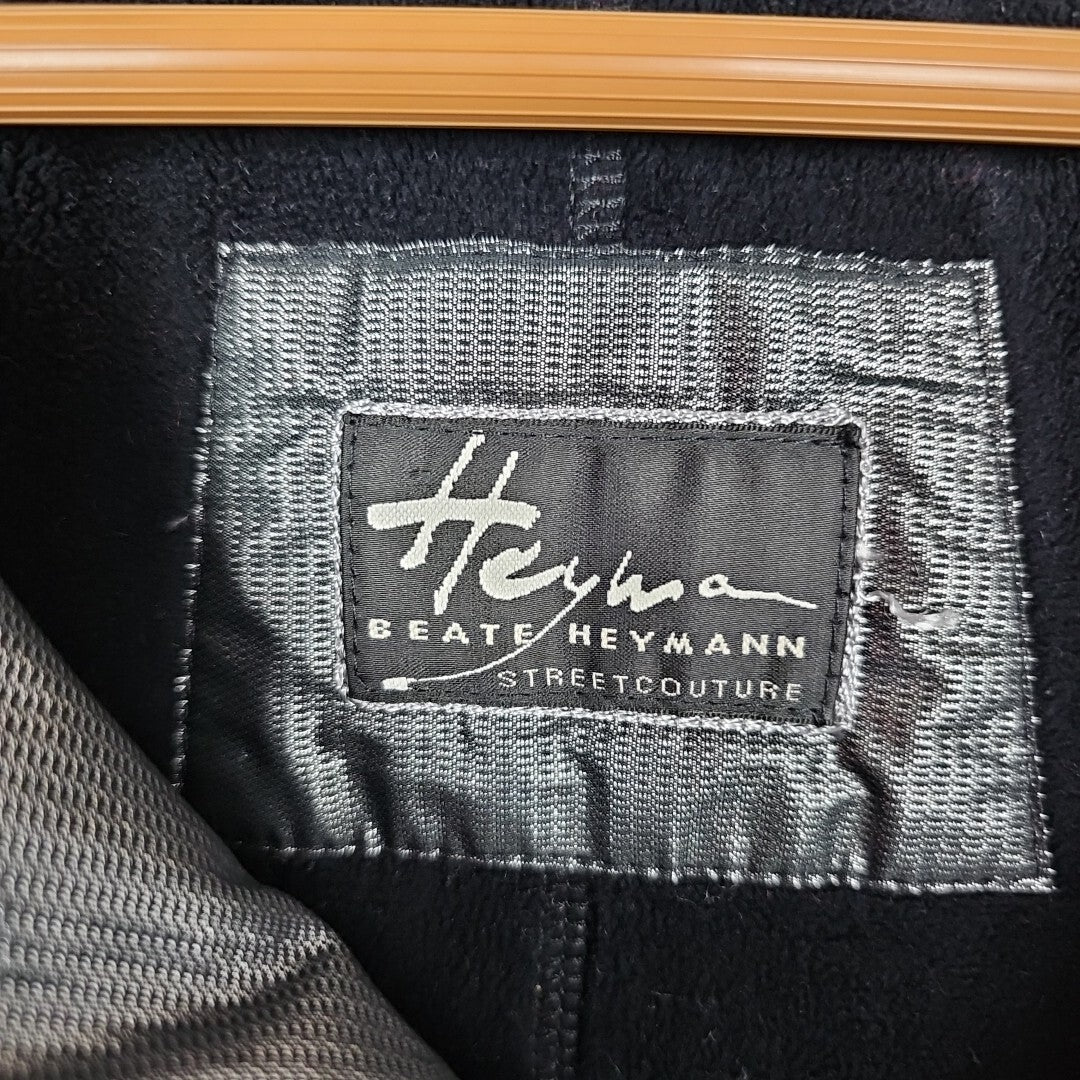 EK10198 Damen Jacke von Beate Heymann, Silber, schwarz  Gr.404