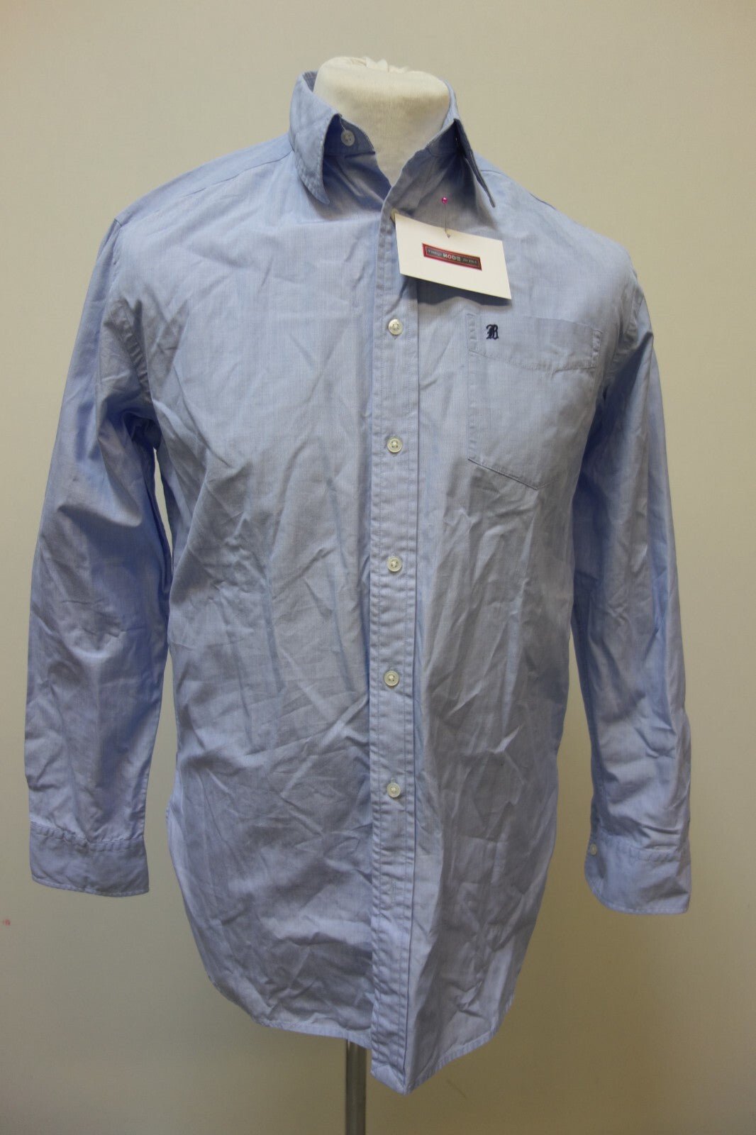 EK3786 Herren Hemd von Ralph Lauren, blau, Gr. 10 (40,4)0