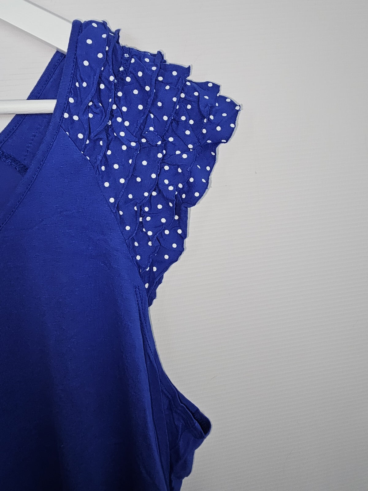 EK6718 Damen Bluse von Himmelblau, Dunkelblau, Gr.462