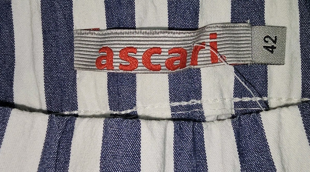 EK9857 Dame  Hose von Ascari, weiß-blau, Gr.421