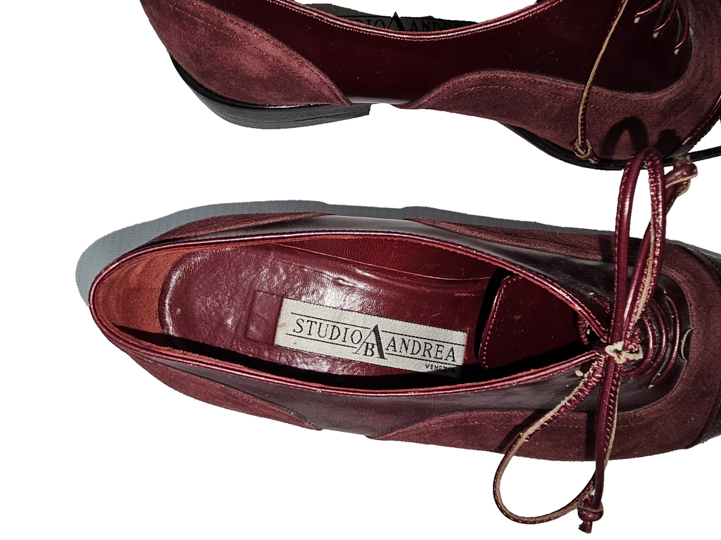 ES740 Damen Schuhe von Studio Andrea, Weinrot, Gr. 36½2