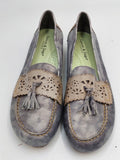 ES0390 Damen Ballerinas von Zanon&Zago, grau, Gr. 390