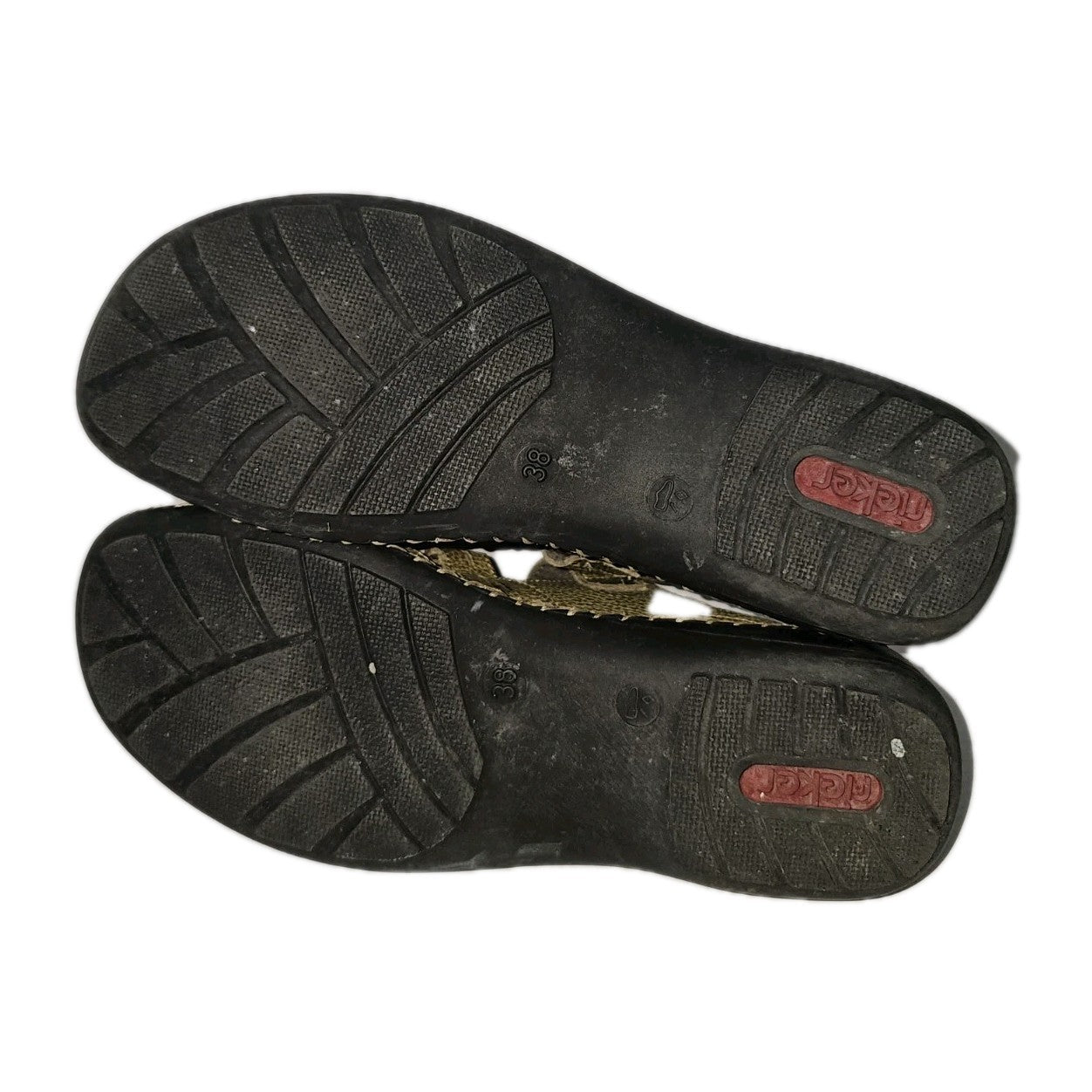 ES613 Damen Halbschuh von Rieker, grün, Gr.387
