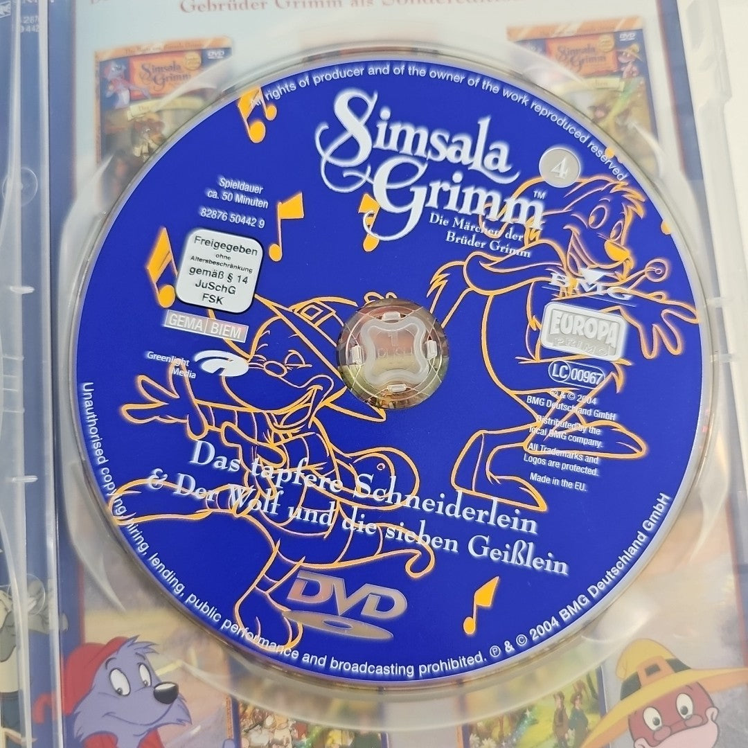 EB3236 Simsala Grimm-Das tapfere Schneiderlein,Der Wolf und die 7 Geißlein -DVD 3
