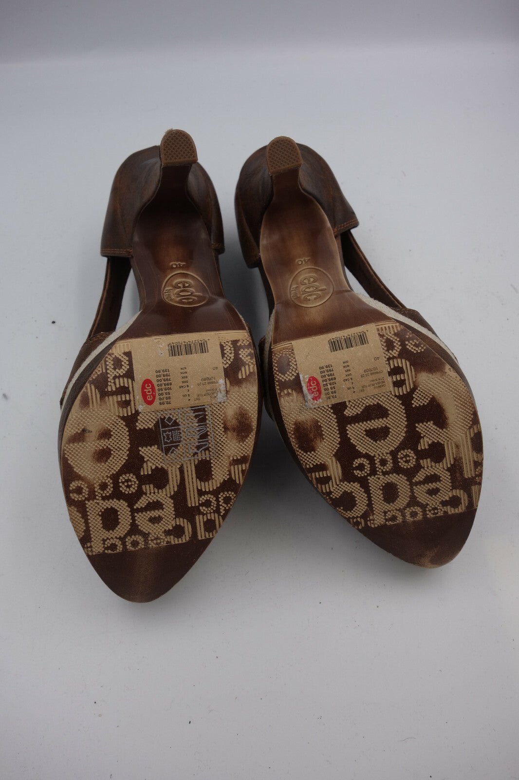 ES0439 Damen Sandalen von edc, braun, 403