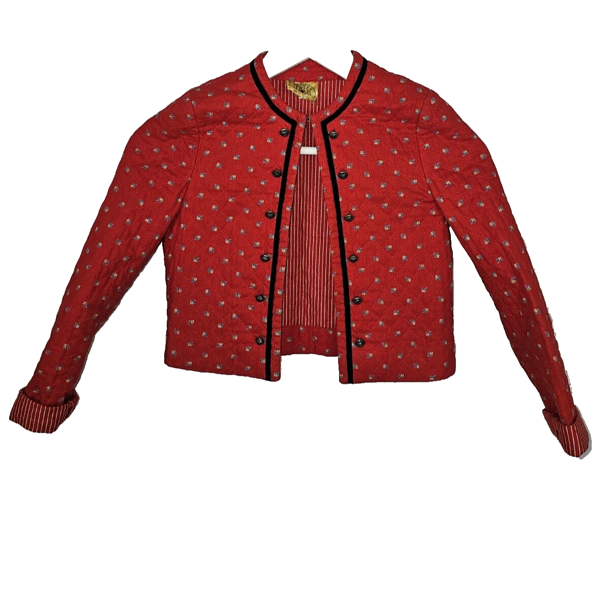 EK6976 Mädchen Trachten Jacke von Trachten Tostmann , Rot, Gr.240
