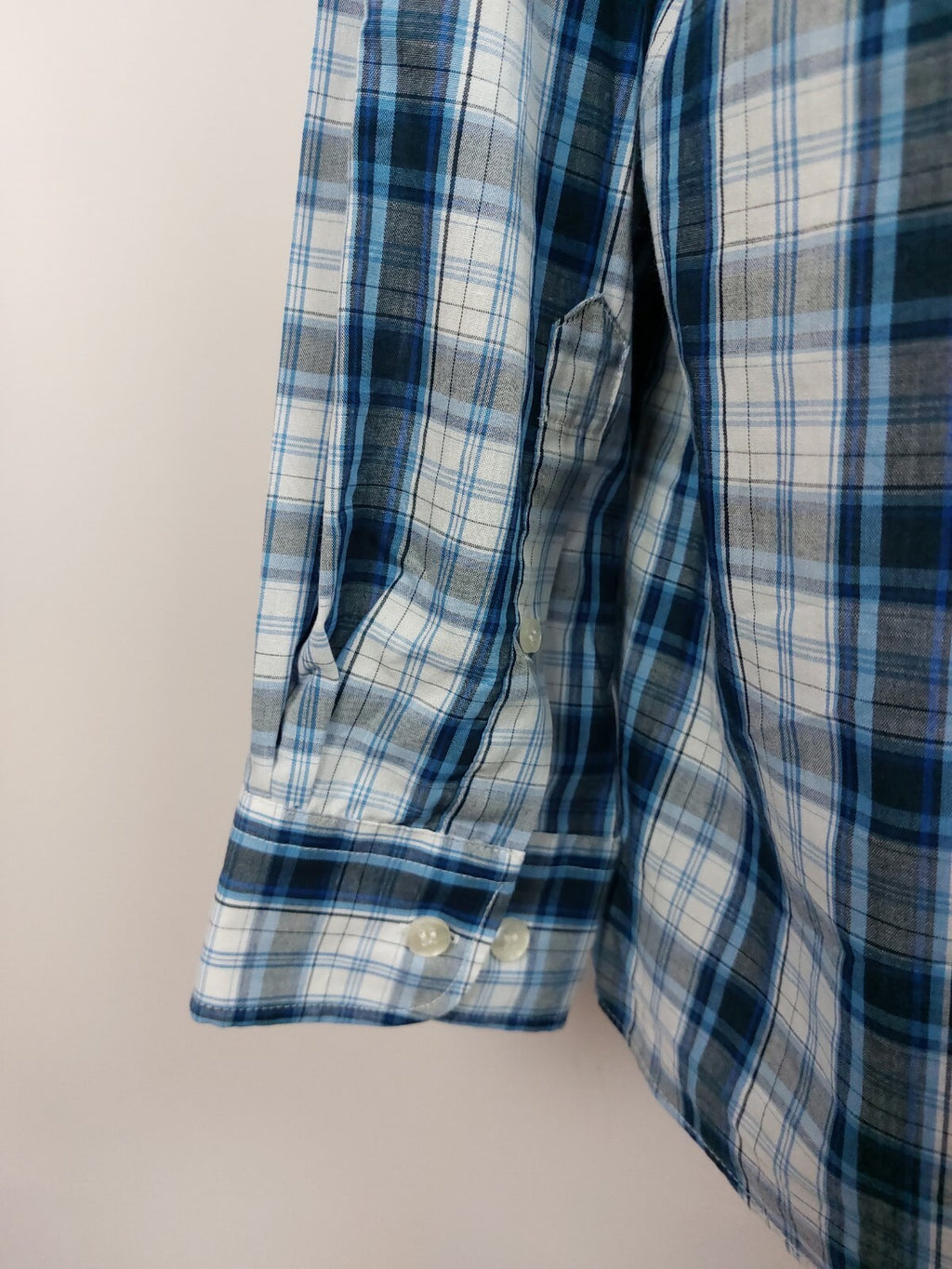 EK5166 Blau-gestreiftes Hemd von Cedar Wood State für Herren, Gr. XXL5