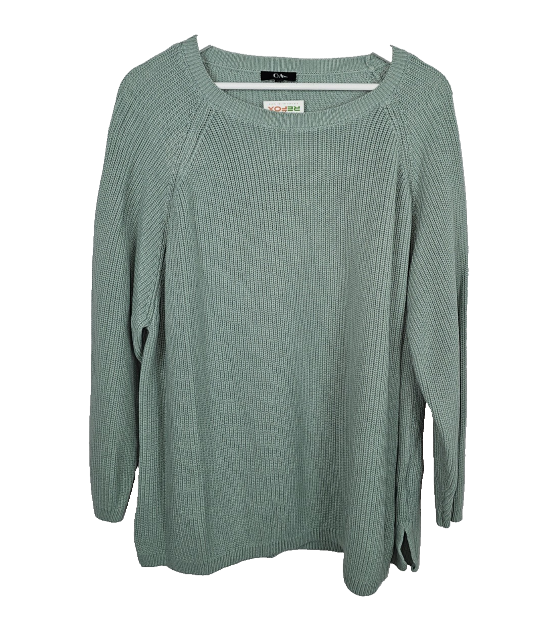EK7914 Damen Pullover von C&A, Grau-Grün, Gr. XXL0