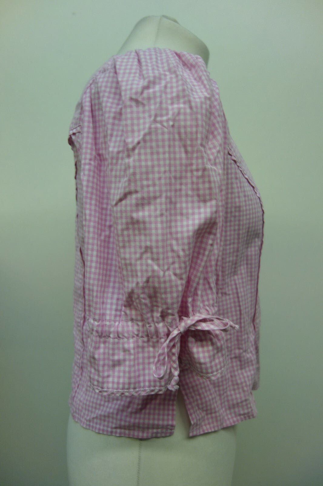 EK1549  Damen Bluse von H.Moser, rosa, kariert, Gr. 363