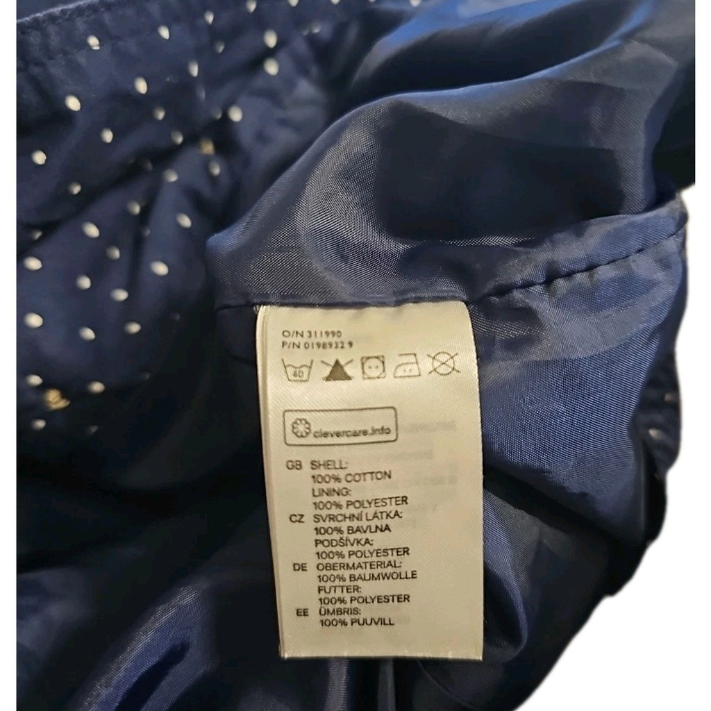 EK11046 Kinder Mantel von H&M, Blau, Gr. 1523