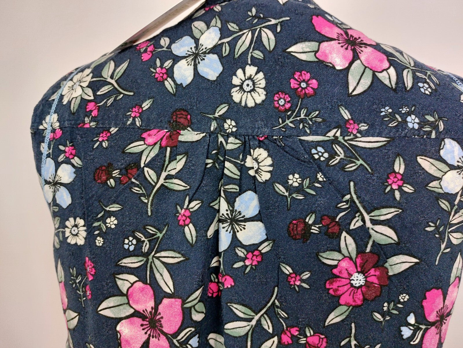 EK5126 Damen Shirt von Cecil, blau mit Blumen, Gr. XS6