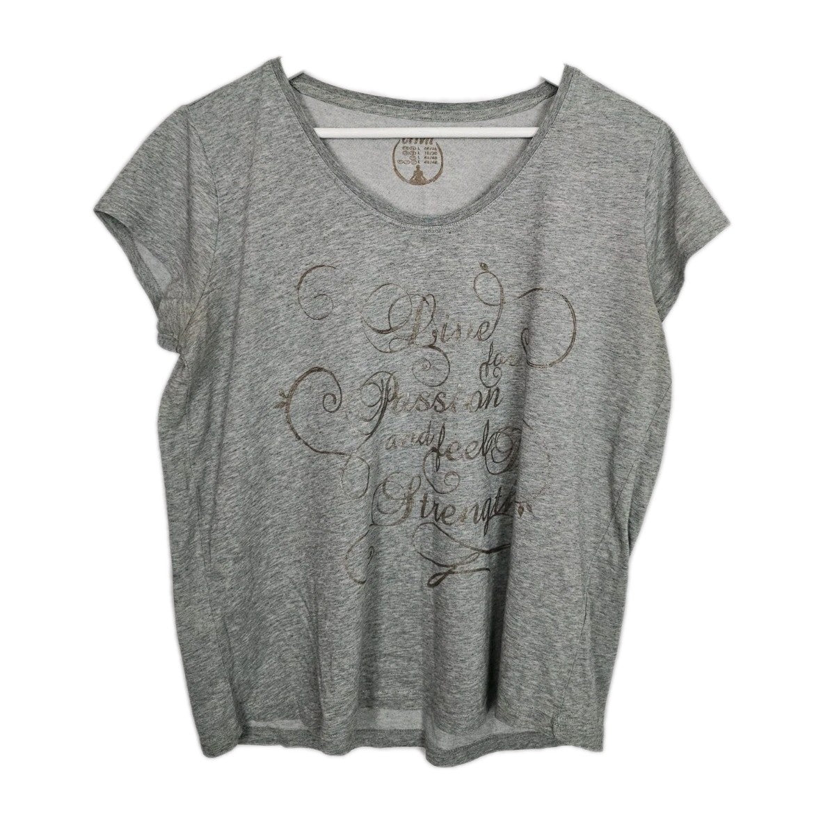 EK9665 Damen T-Shirt von Crivit, grau, Gr.L0