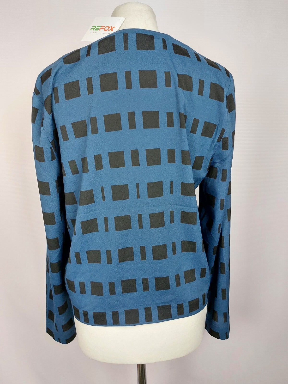 EK2894 Damen Bluse von DKNY, blau/schwarz, Gr. M6