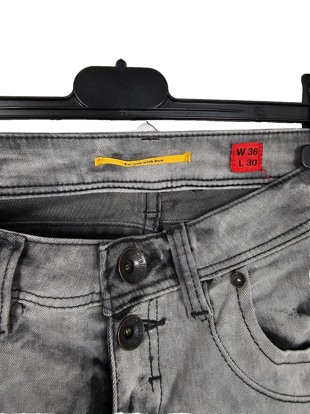 EK6648 Damen Jeans von s.Oliver, Grau, Gr.W36, L301