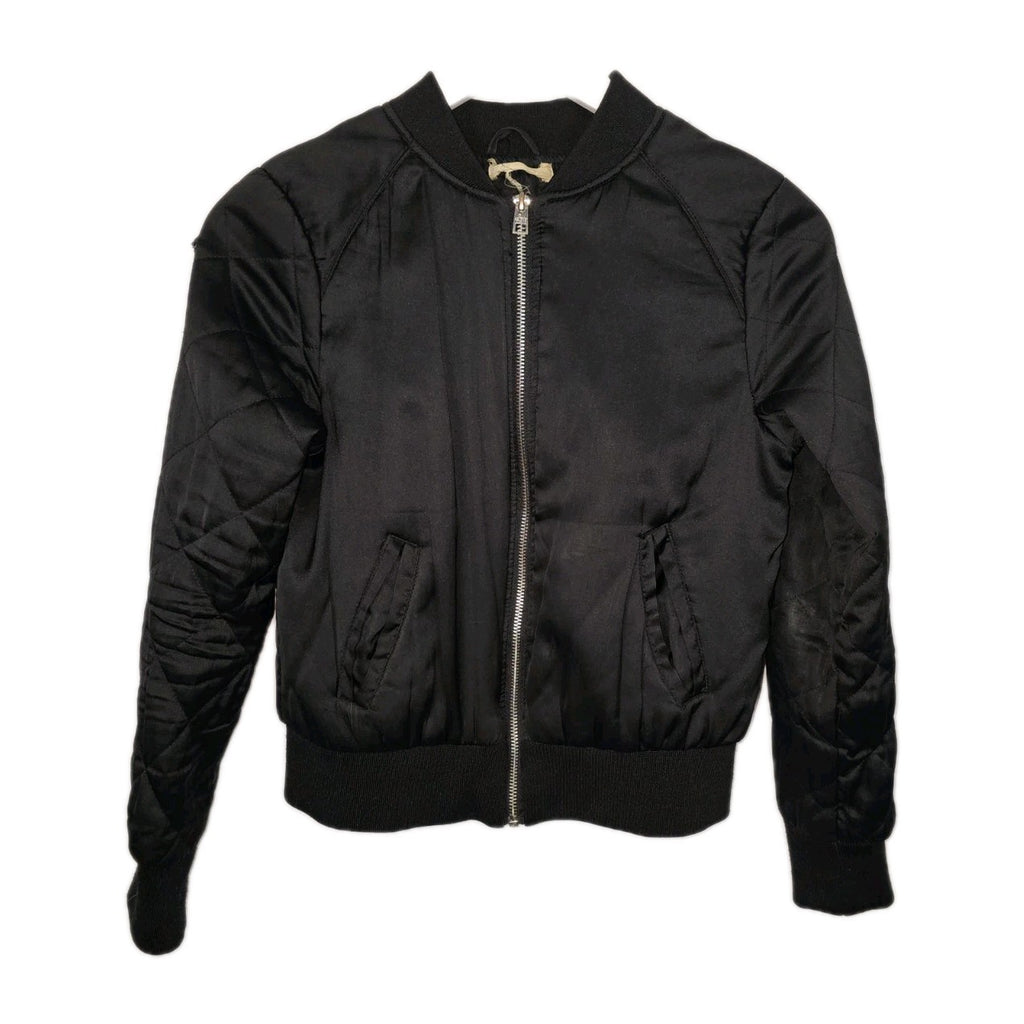EK11059 Mädchen Jacke von H&M, schwarz, Gr.1580