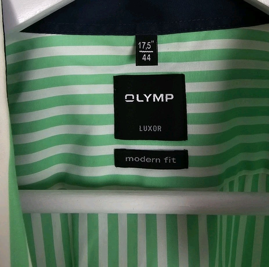 EK10168 Herren Hemd Olymp Luxor Gr.44 Grün1