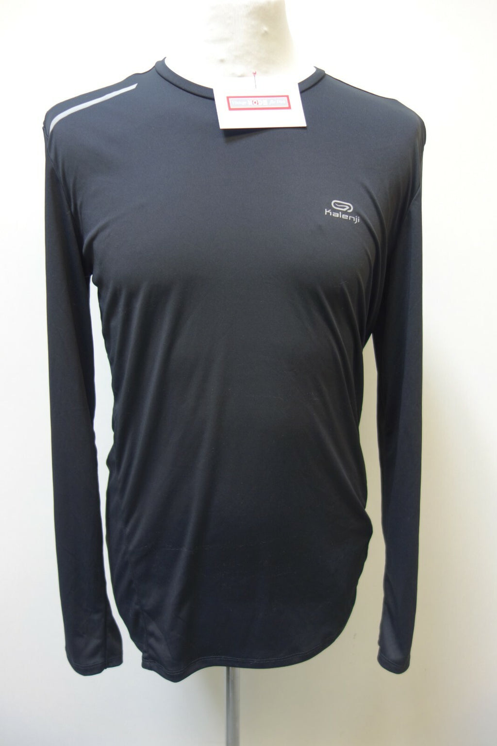 EK1080 Damen Langarm Sportshirt von Decathlon, schwarz, Gr. M0