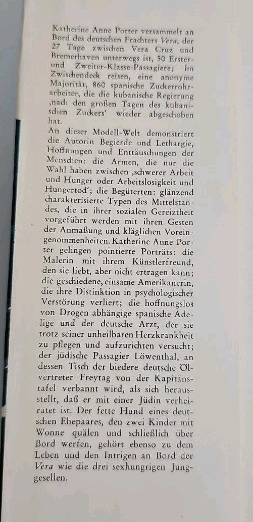 EB3780 Das Narrenschiff, Kathetine Anne Porter2