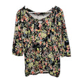EK10962 Damen Shirt von Adler, Mehrfarbiges Blumenmuster, Gr.L0