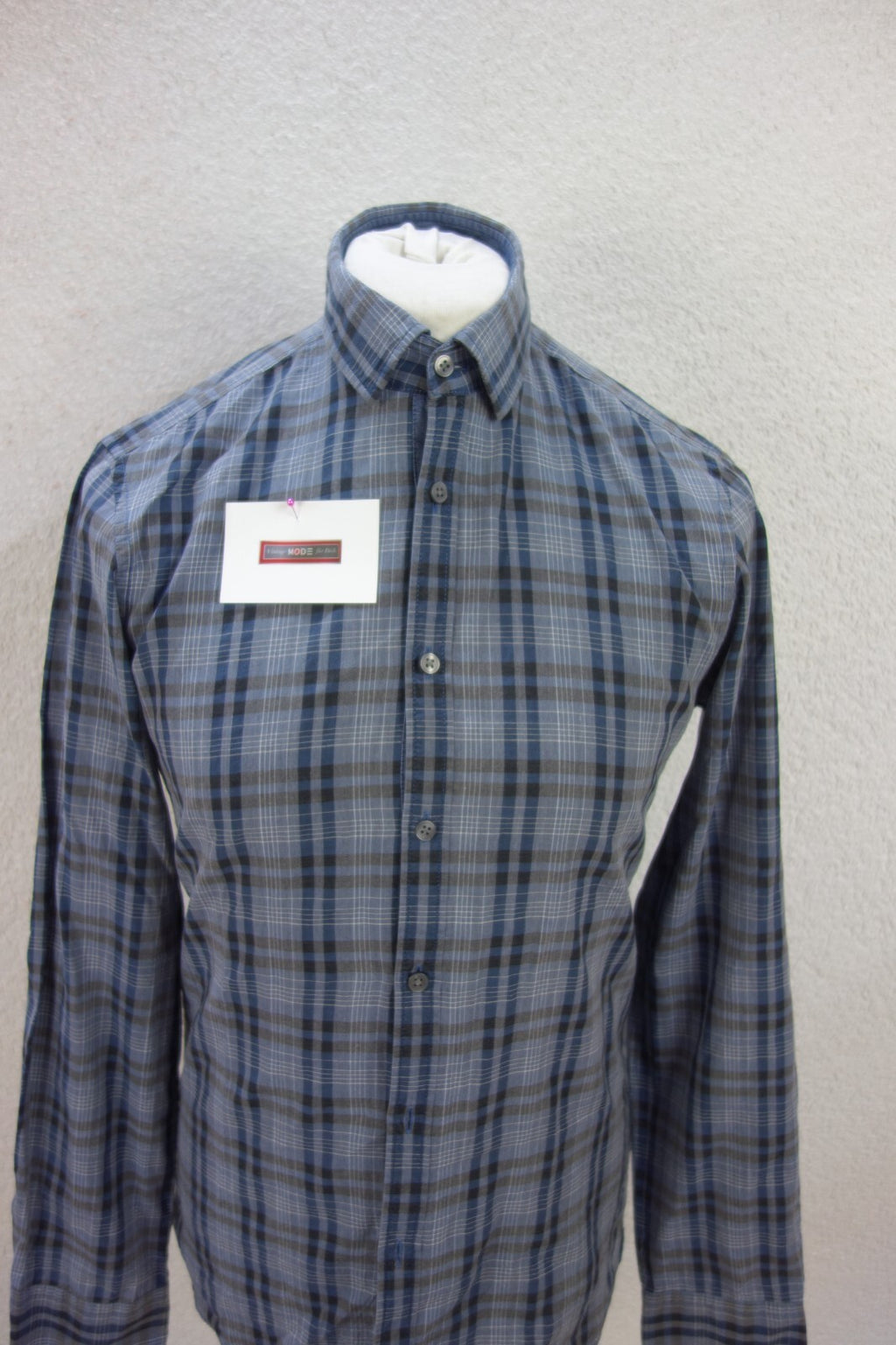EK0477 Herren Hemd von Strellson, kariert, Gr. S1