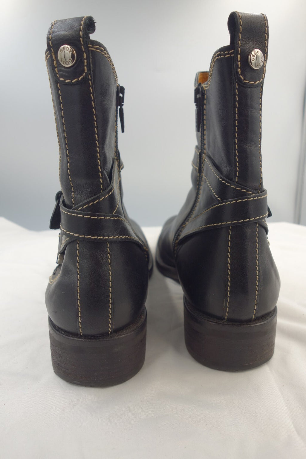 ES0193 Damen Stiefeletten von Geox, schwarz, Gr. 394