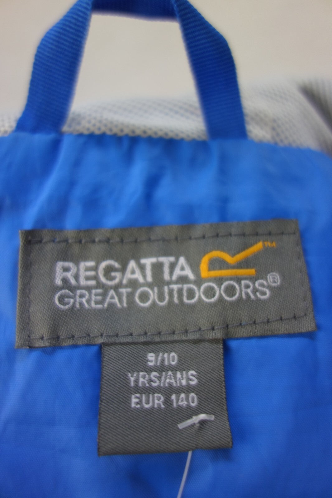 EK3993 Kinder Regenjacke von Regatta, blau, Gr. 1405