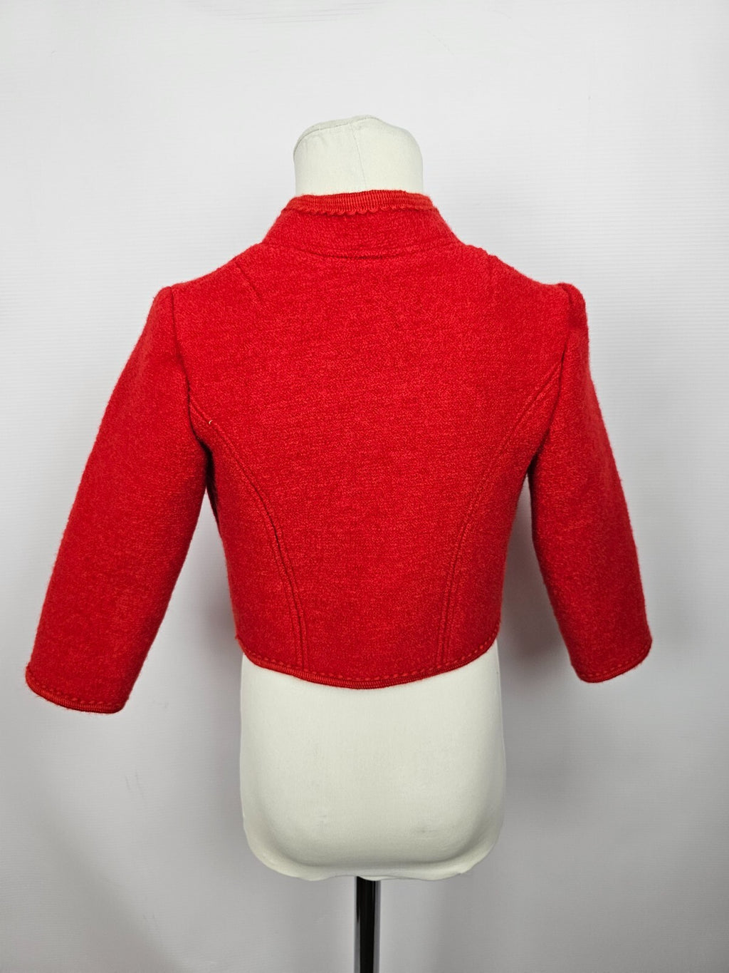 EK5382 Mädchen Trachtenjacke, rot4