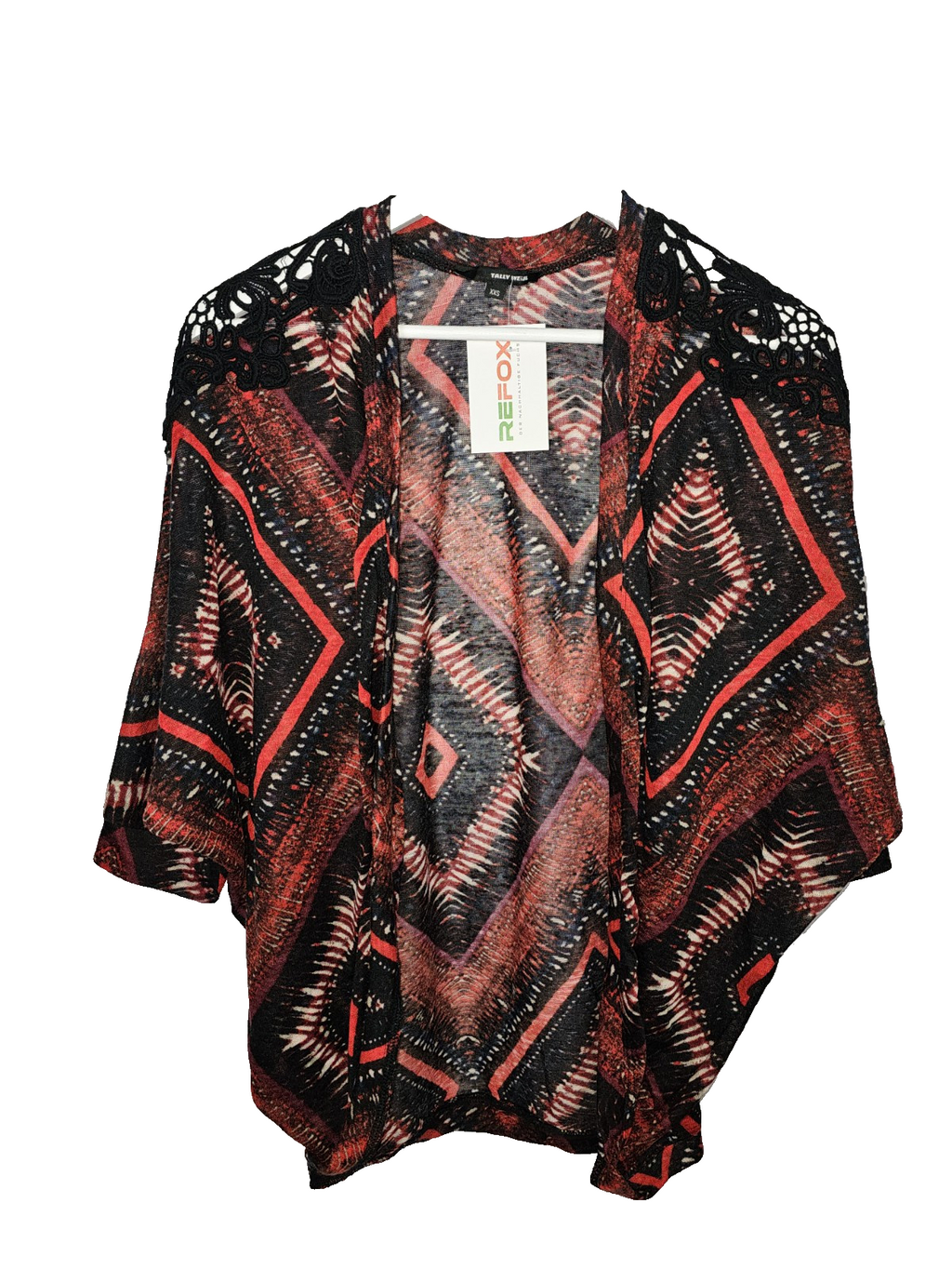 EK7387 Damen Strickjacke von Tally Weijl, Rot, Gr.XXS0