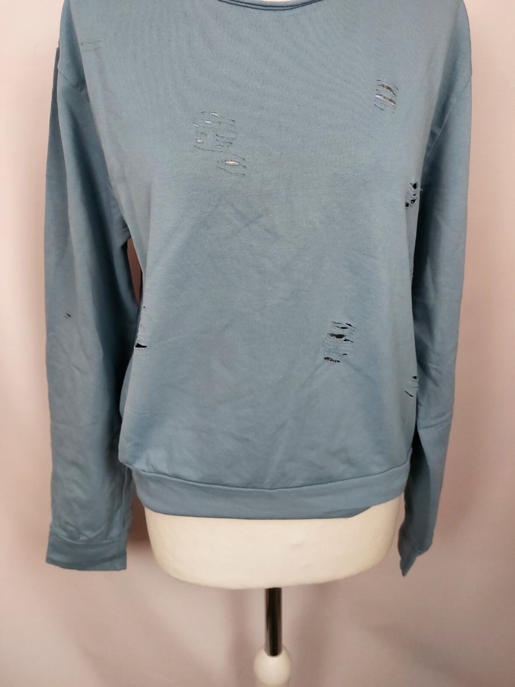 EK2257 Damen Pullover von Zauberstern, taubenblau, Gr. L2