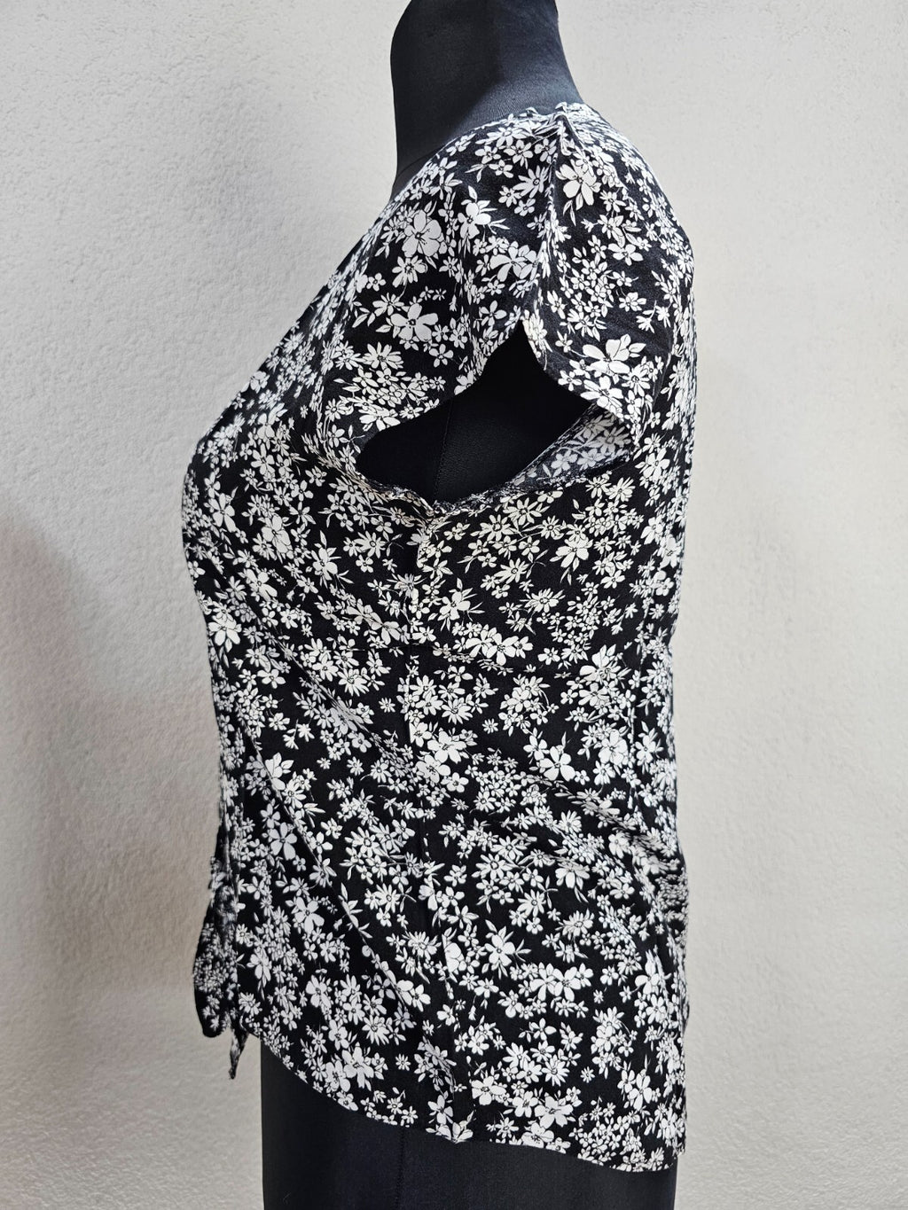 EK1988 Damen Bluse von Seidel, schwarz-weiß, Gr.403