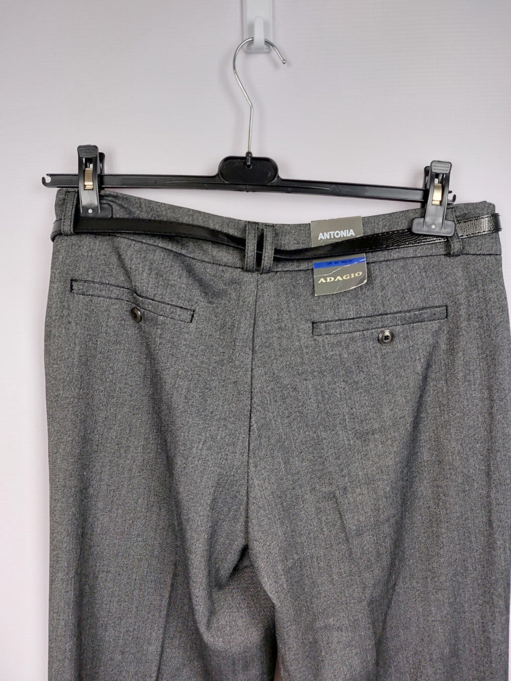 EK3051 Damen Anzug Hose von Adagio, schwarz/weiß, Gr. 446