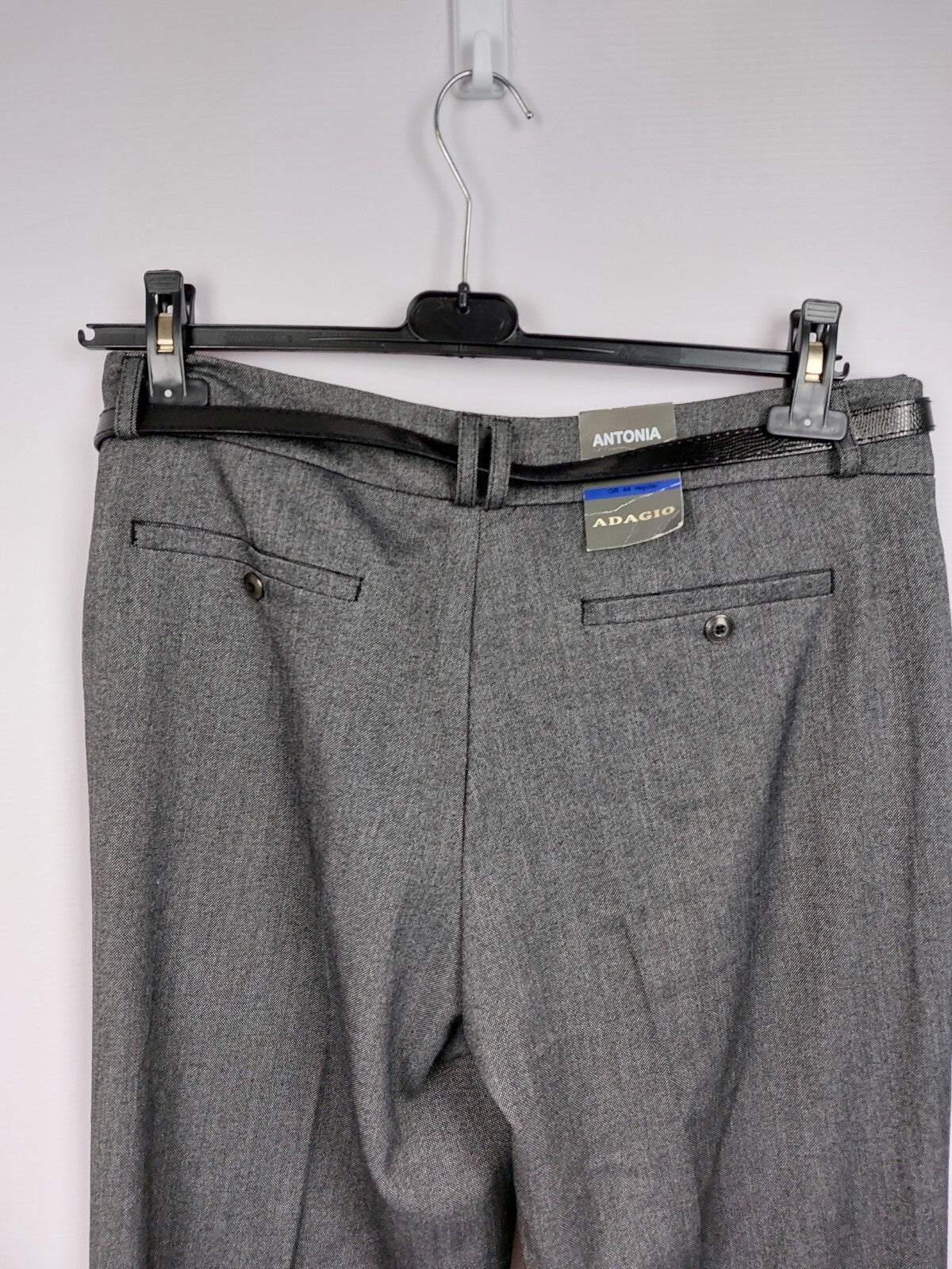 EK3051 Damen Anzug Hose von Adagio, schwarz/weiß, Gr. 446