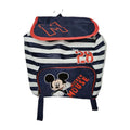 EK9109 Kinder Rucksack von Mickey Mouse, blau-weiß-rot, Mittelgroß0