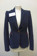 EK2614 Damen Blazer von Zara, blau, Gr. S0