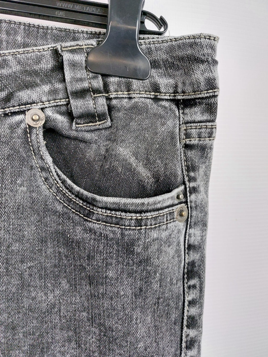 EK0188 Damen Jeans von Hydee Color, grau, Gr.384