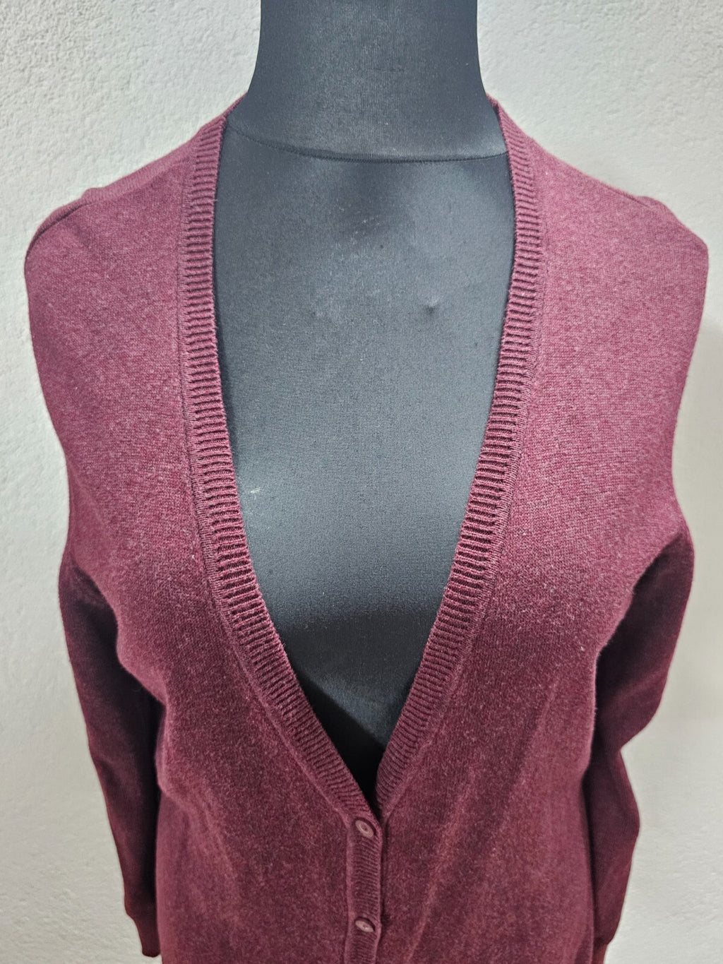EK3497 Damen Strickjacke von Mustang, dunkelrot, Gr. XL1