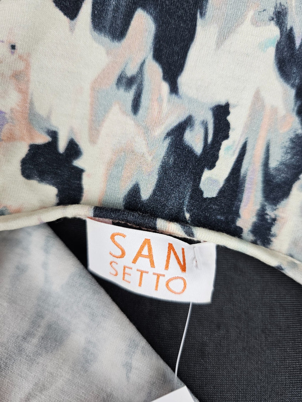 EK5712 Damen T-Shirt von San Setto, blau-gelb, Gr.425