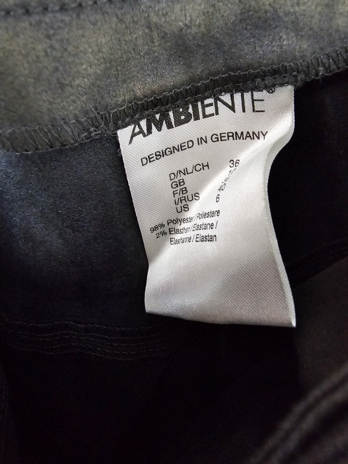 EK8560 Damen Hose von Ambiente, Schwarz, Gr. 366