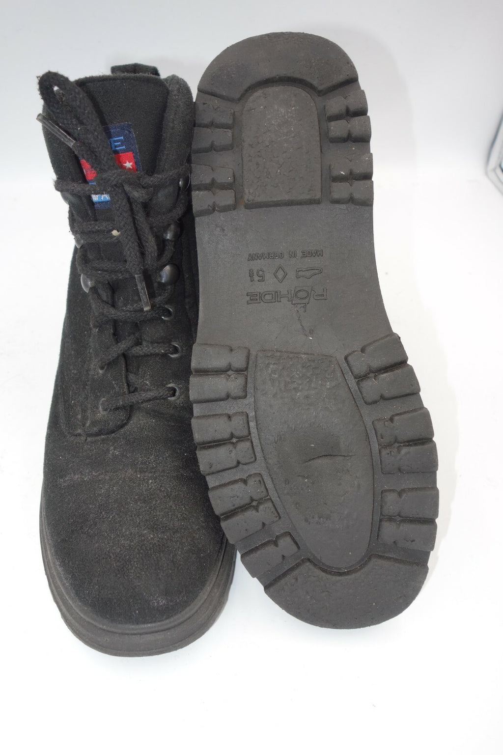 ES0295 Damen Stiefeletten von Rohde, schwarz, gefüttert, 381