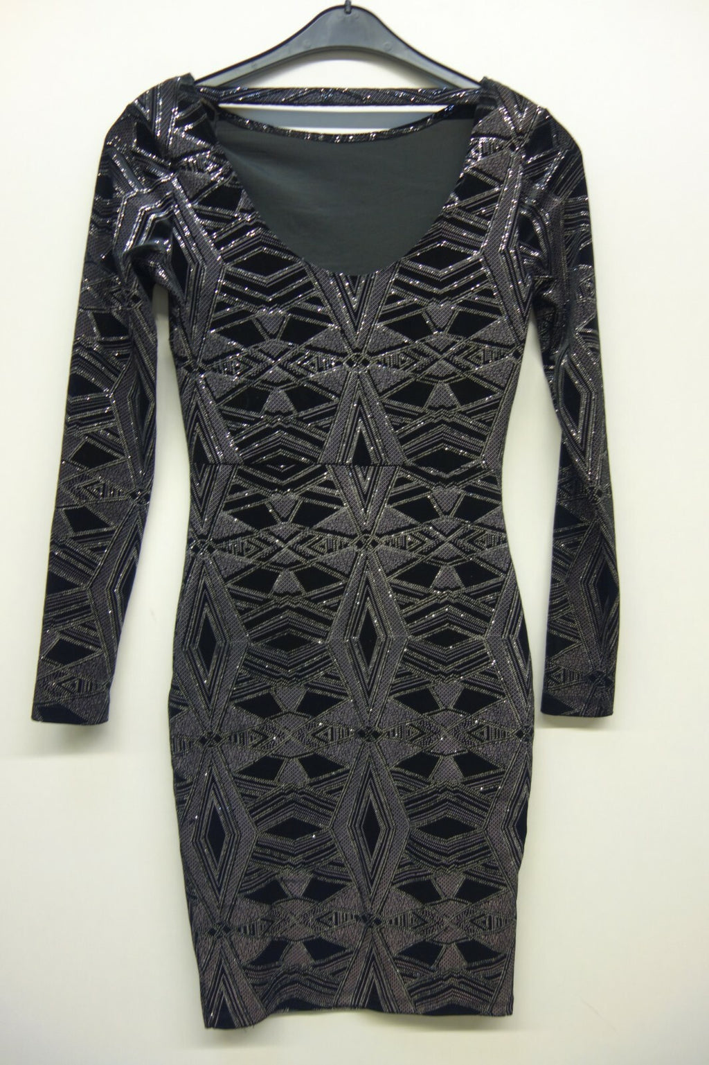 EK1099 Damen Kleid von Orsay, schwarz, Glitzernd, XS4