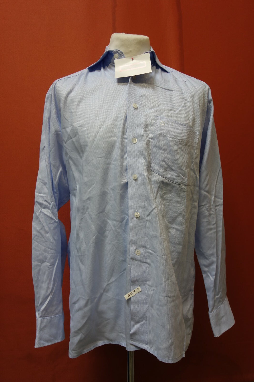 Herrenhemd Olymp GR 39 lang arm hellblau wie neu E3440