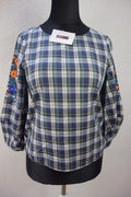 EK4122 Damen Bluse von EDC, blau-grün, Gr.M0