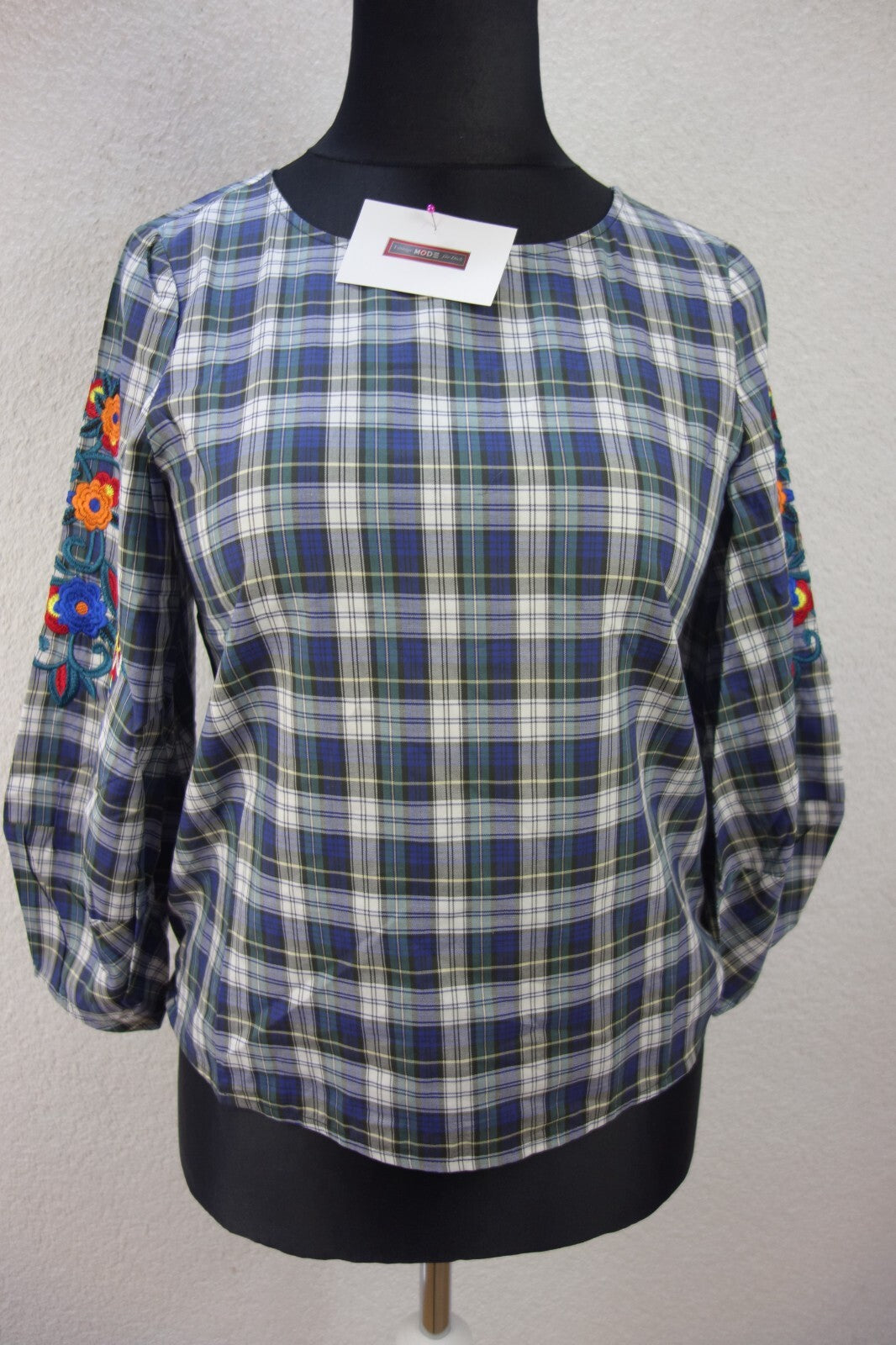 EK4122 Damen Bluse von EDC, blau-grün, Gr.M0
