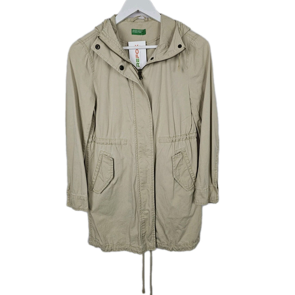 EK9418 Damen Jacke von United Colors Of Benetton, beige, Gr.384