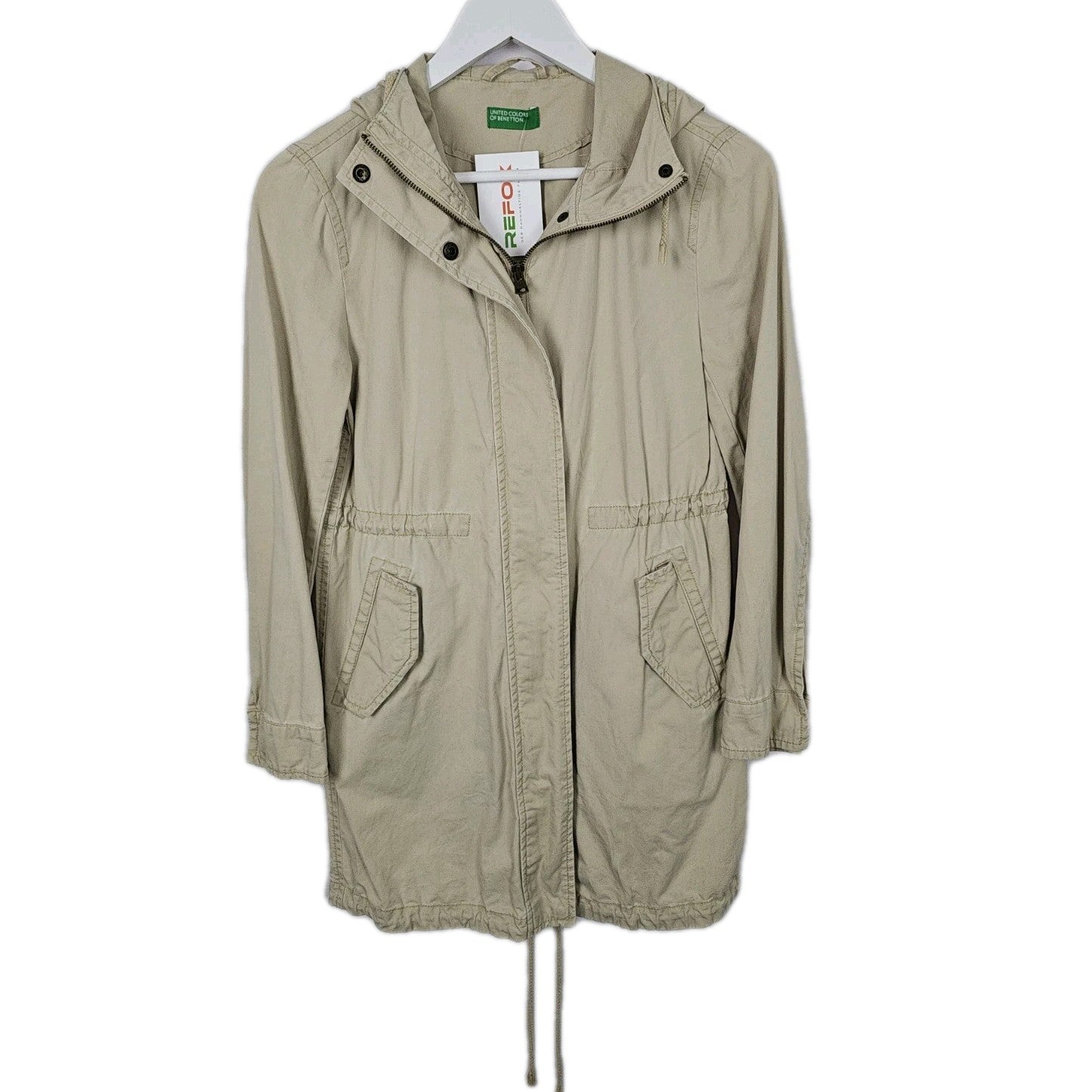 EK9418 Damen Jacke von United Colors Of Benetton, beige, Gr.384