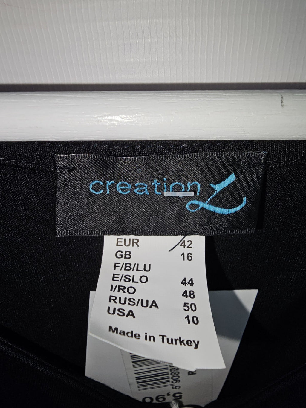 EK8394 Damen Bluse von Creation, Schwarz, Gr. 422