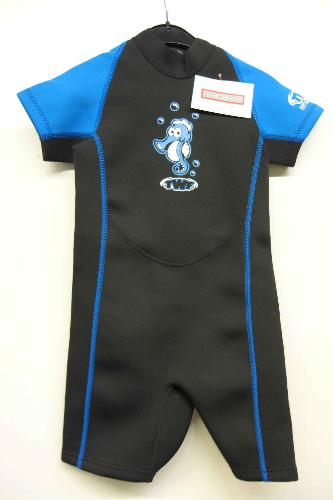 EK1257 Kinder Tauchanzug, schwarz-blau von The Wetsuit Facotry0