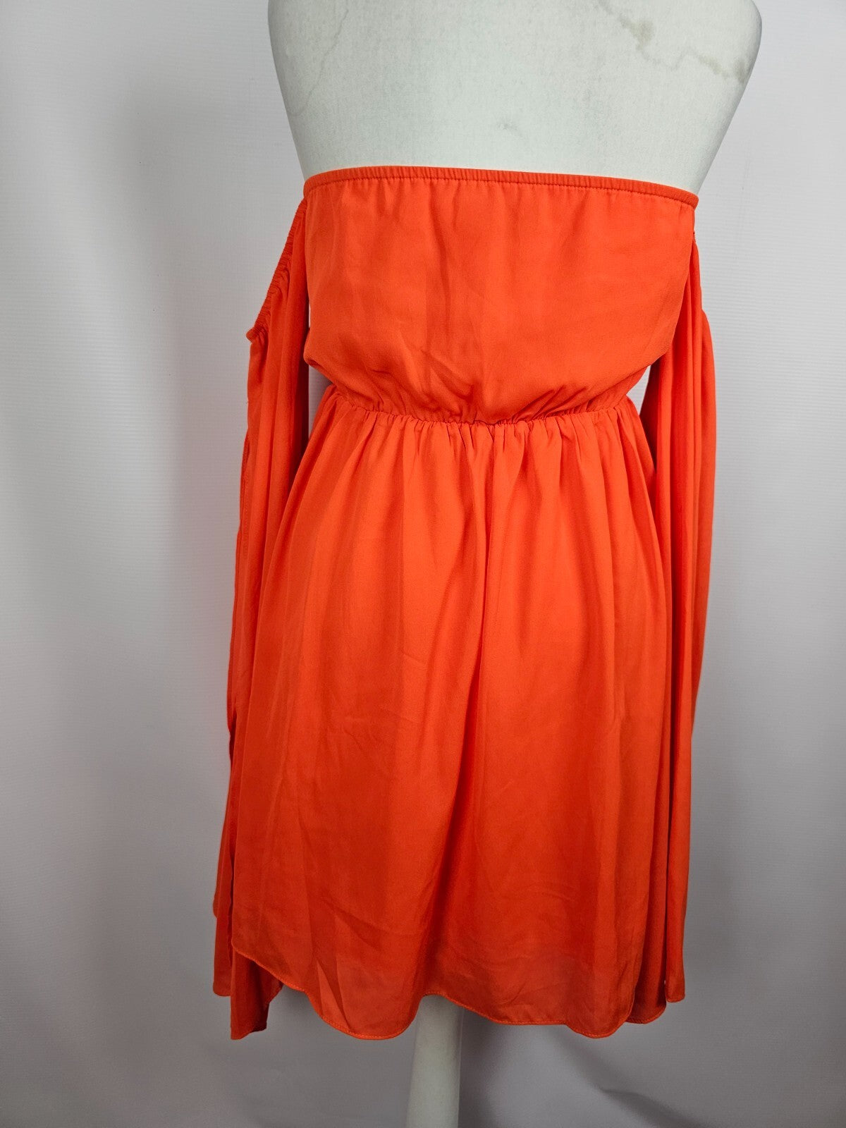 EK5566 Damen Kleid von Miss Ord, orange, Gr.M5
