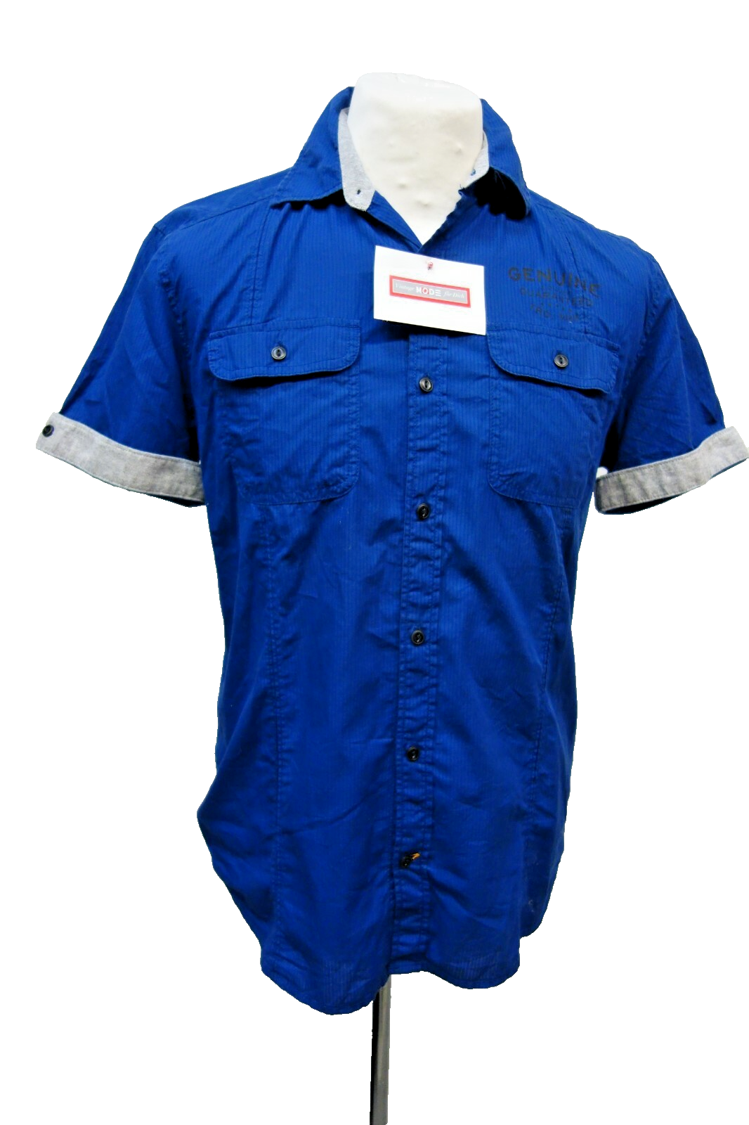 tolles Herren  Hemd von s. Oliver  Gr S in blau kurz arm  EK07630